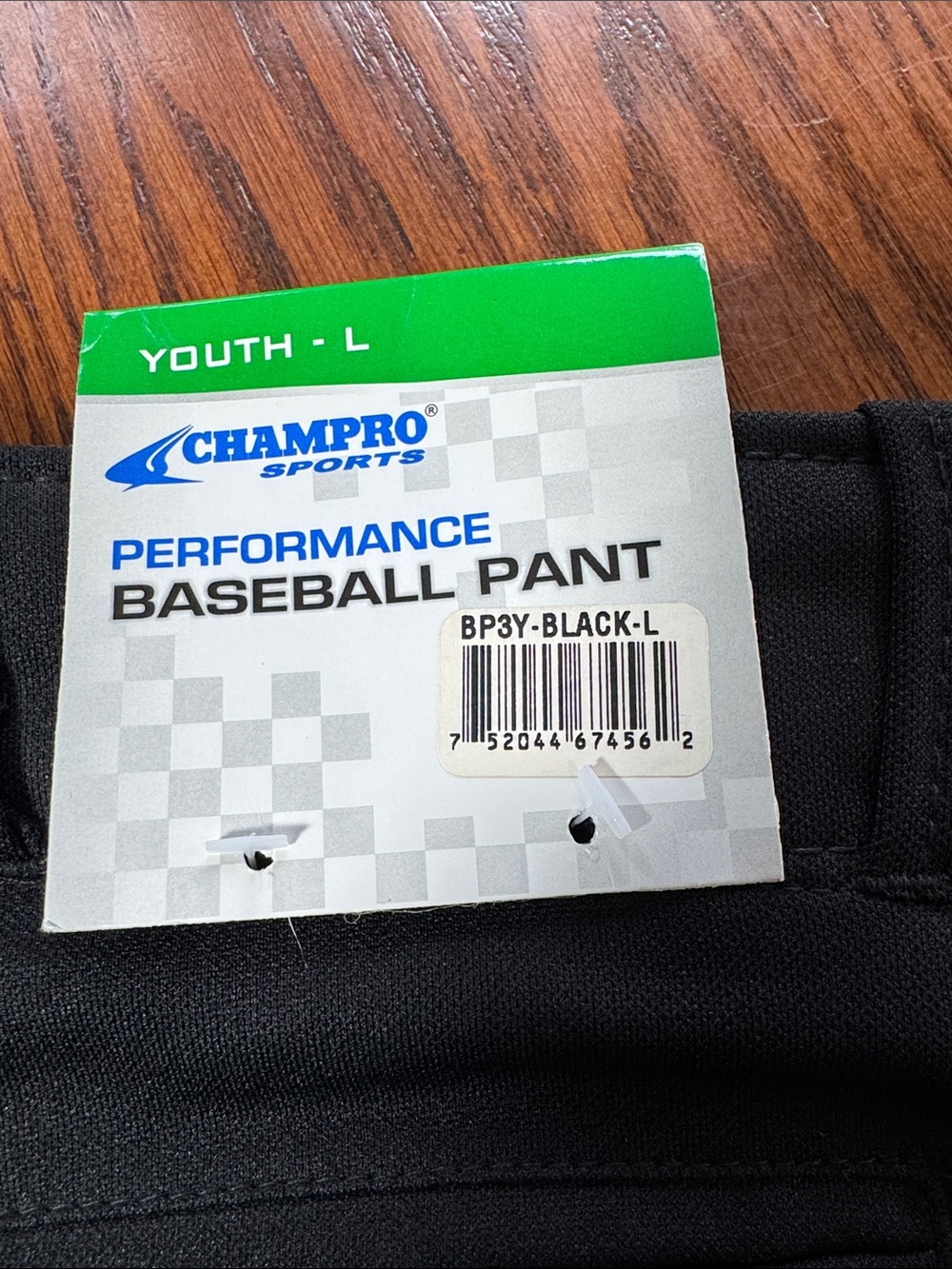 Champro Performance Baseball Pants - Black (Youth L)